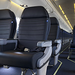 Image of CRJ700 United First seats
