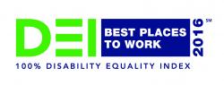 100 percent on the 2016 Disability Equality Index (DEI) - Best Places to Work
