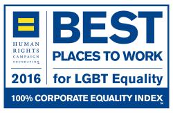 Logo representing Best Place to work for LGBT equality