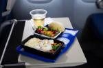 Meal served in Latin America United Economy flight