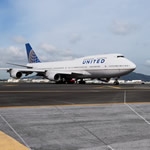 Image of a United Boeing 747 plane