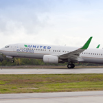 Image of a United Eco-Skies plane